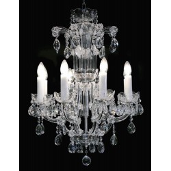 Candelabru Cristale, Maria Theresa black, Bohemia, E14, BX010L10931N208black, Crystal