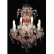 Candelabru Cristale, Maria Theresa red, Bohemia, E14, BX010L10931N208red, Crystal
