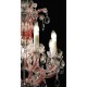 Candelabru Cristale, Maria Theresa red, Bohemia, E14, BX010L10931N208red, Crystal