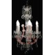 Candelabru Cristale, Maria Theresa red, Bohemia, E14, BX010L10932N205red, Crystal