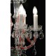 Candelabru Cristale, Maria Theresa red, Bohemia, E14, BX010L10932N205red, Crystal