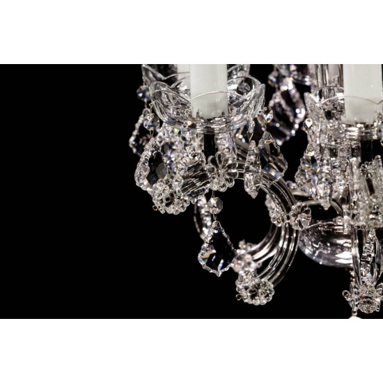 Candelabru Cristale, Maria Theresa Black, Bohemia, E14, BX010L10933N205Black, Crystal