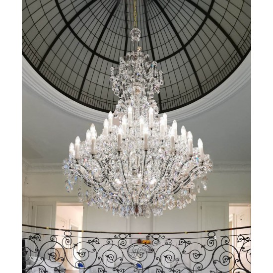 Candelabru Cristale, Maria Theresa black, Bohemia, E14, BX010L10952N248black, Crystal