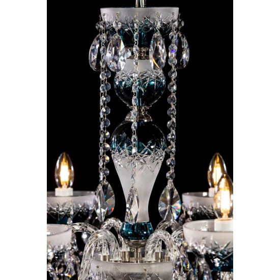 Candelabru Cristale, Bohemia, E14, CC010HBT06, Crystal