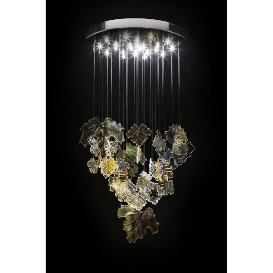 Plafoniera Cristale, Design Leaves, Bohemia, GU10, EL0100083009, Crystal