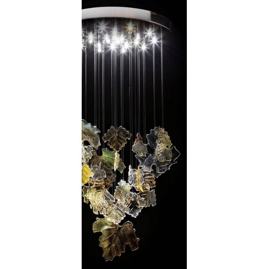 Plafoniera Cristale, Design Leaves, Bohemia, GU10, EL0100083009, Crystal