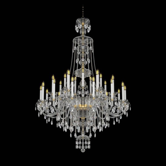 Candelabru Cristale, Bohemia, E14, EL0101012801ELPB, Crystal