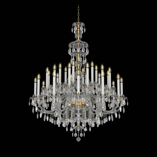 Candelabru Cristale, lux, Bohemia, E14, EL0101013001ELPB, Crystal