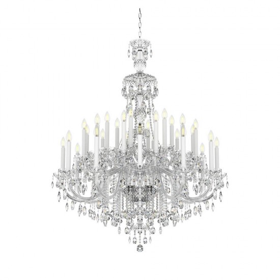 Candelabru Cristale, lux, Bohemia, E14, EL0101013001ELPB, Crystal