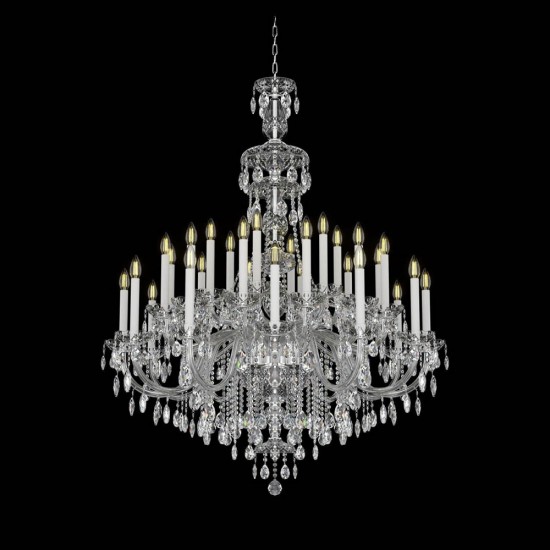 Candelabru Cristale, lux, Bohemia, E14, EL0101013001ELPB, Crystal