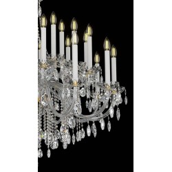Candelabru Cristale, lux, Bohemia, E14, EL0101013001ELPB, Crystal