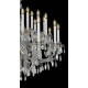 Candelabru Cristale, lux, Bohemia, E14, EL0101013001ELPB, Crystal