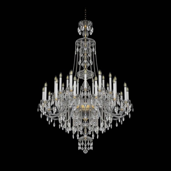 Candelabru Cristale, Bohemia, E14, EL0101013501ELPB, Crystal