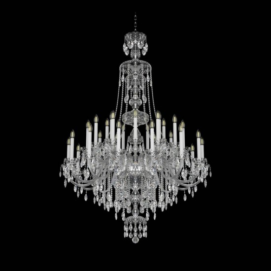 Candelabru Cristale, Bohemia, E14, EL0101013501ELPB, Crystal