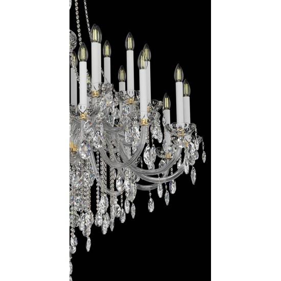 Candelabru Cristale, Bohemia, E14, EL0101013501ELPB, Crystal