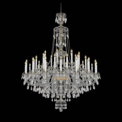 Candelabru Cristale, lux, Bohemia, E14, EL0101014001ELPB, Crystal