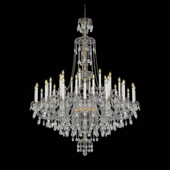 Candelabru Cristale, lux, Bohemia, E14, EL0101014001ELPB, Crystal