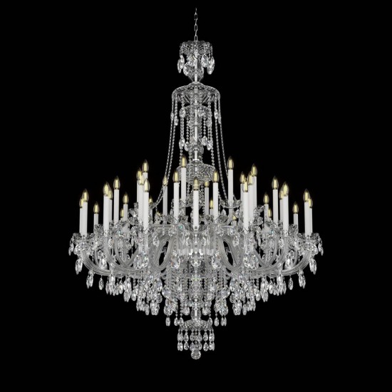 Candelabru Cristale, lux, Bohemia, E14, EL0101014001ELPB, Crystal