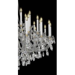 Candelabru Cristale, lux, Bohemia, E14, EL0101014001ELPB, Crystal
