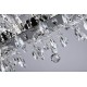 Candelabru Cristale, modern OVALPB, Bohemia, E14, EL0101021402OVALPB, Crystal