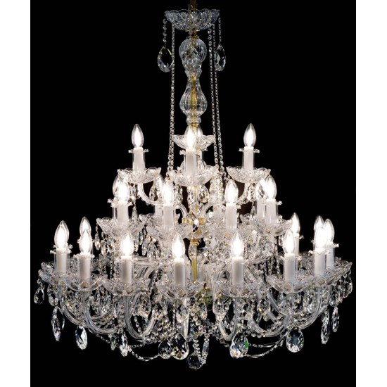 Candelabru Cristale, large, Bohemia, E14, EL0101022802PB, Crystal