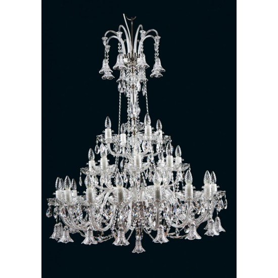 Candelabru Cristale, lux, Bohemia, E14, EL0101022822, Crystal