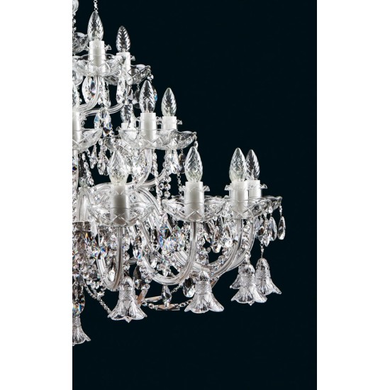 Candelabru Cristale, lux, Bohemia, E14, EL0101022822, Crystal