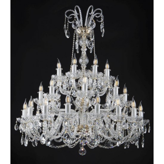 Candelabru Cristale, lux, Bohemia, E14, EL0101023201PB, Crystal