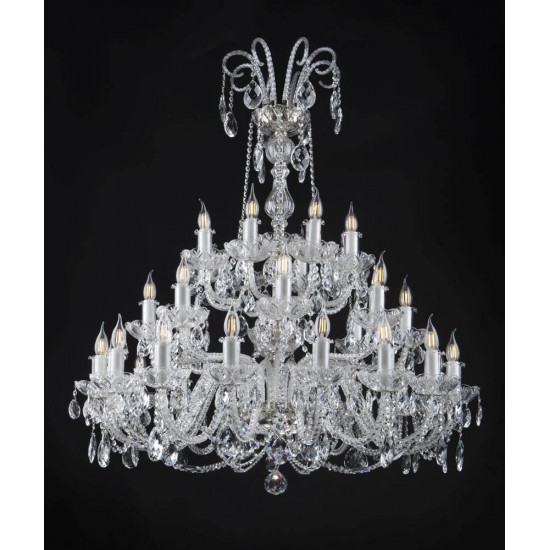 Candelabru Cristale, lux, Bohemia, E14, EL0101023201PB, Crystal