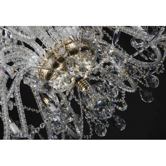 Candelabru Cristale, lux, Bohemia, E14, EL0101023201PB, Crystal