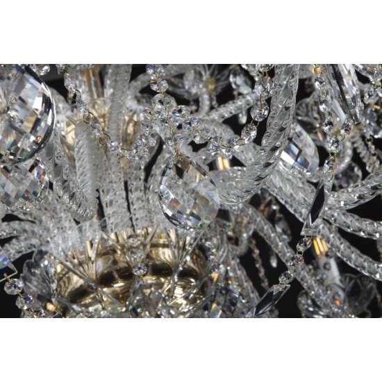 Candelabru Cristale, lux, Bohemia, E14, EL0101023201PB, Crystal