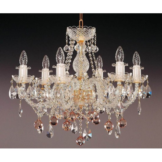 Candelabru Cristale, Bohemia, E14, EL010106606-1, Crystal