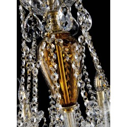 Candelabru Cristale, Bohemia, E14, EL01010912201-2BELLS PB, Crystal