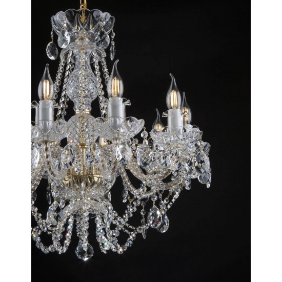 Candelabru Cristale, Bohemia, E14, EL0101101001PB, Crystal