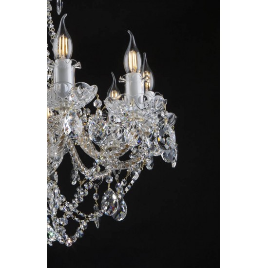 Candelabru Cristale, Bohemia, E14, EL0101101001PB, Crystal