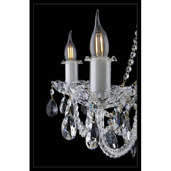 Candelabru Cristale, Bohemia, E14, EL0101101001PB, Crystal
