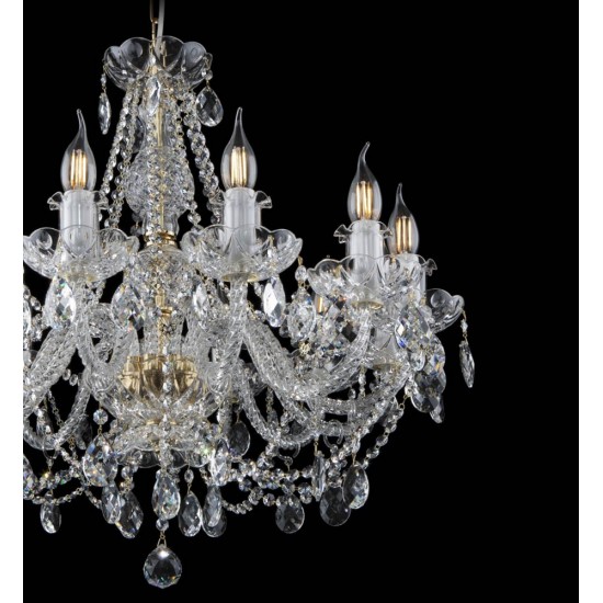 Candelabru Cristale, Bohemia, E14, EL0101101201PB, Crystal