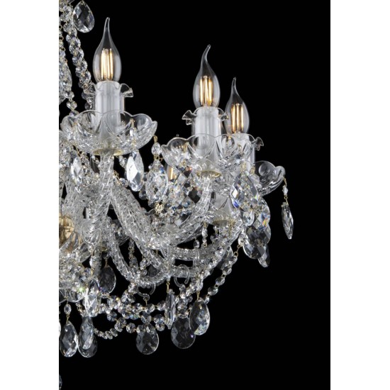 Candelabru Cristale, Bohemia, E14, EL0101101201PB, Crystal
