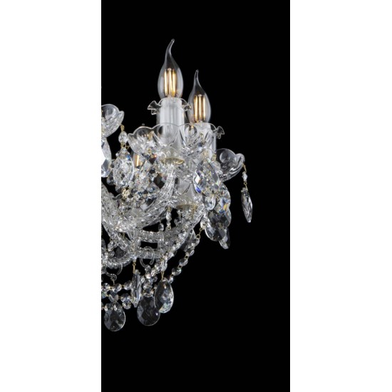 Candelabru Cristale, Bohemia, E14, EL0101101201PB, Crystal