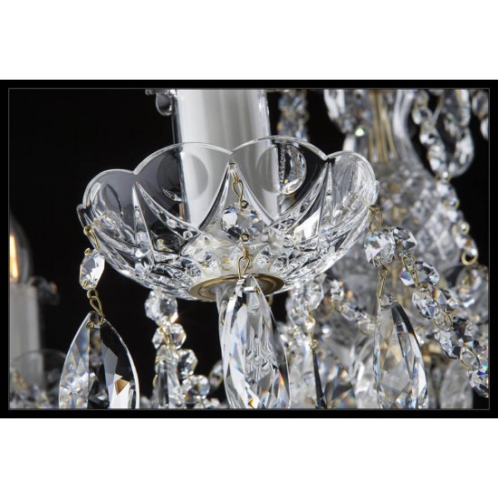 Candelabru Cristale, Bohemia, E14, EL0101101201PB, Crystal