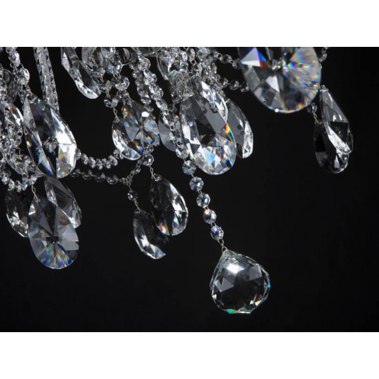 Candelabru Cristale, Bohemia, E14, EL0101101201PB, Crystal