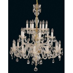 Candelabru Cristale, large, Bohemia, E14, EL0101202402, Crystal