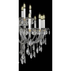 Candelabru Cristale, lux, Bohemia, E14, EL0101282404PB, Crystal