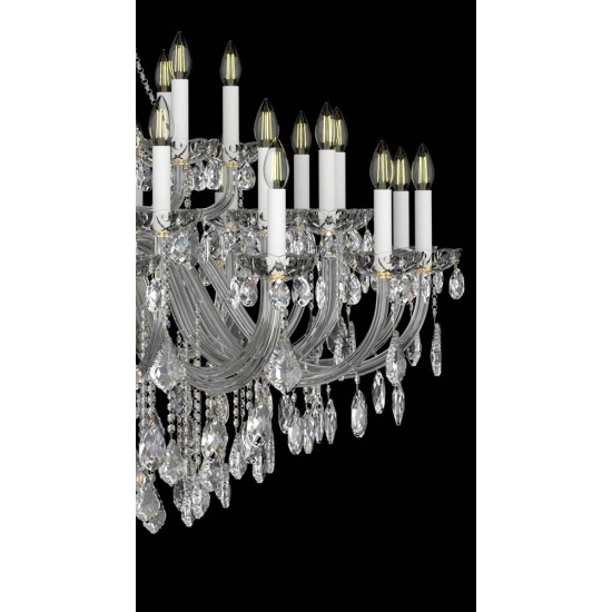 Candelabru Cristale, Bohemia, E14, EL0101284004PB, Crystal