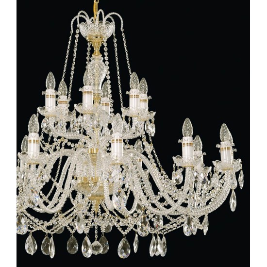 Candelabru Cristale, Bohemia, E14, EL0101301801, Crystal