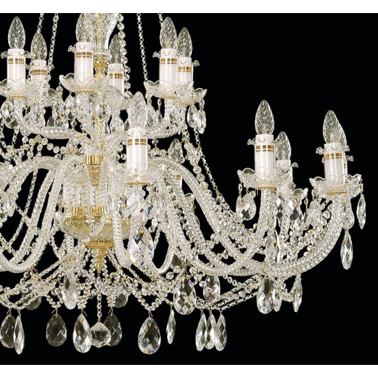 Candelabru Cristale, Bohemia, E14, EL0101301801, Crystal