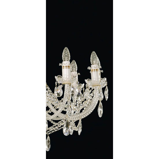 Candelabru Cristale, Bohemia, E14, EL0101301801, Crystal