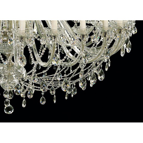 Candelabru Cristale, large, Bohemia, E14, EL0101304801, Crystal