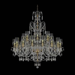 Candelabru Cristale, lux, Bohemia, E14, EL01013816+801AB3TPB, Crystal
