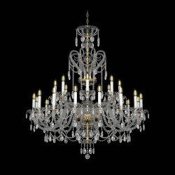 Candelabru Cristale, Bohemia, E14, EL01013816+801PB, Crystal